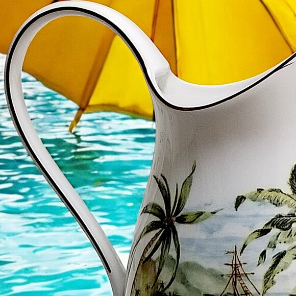 Amazon.com | Lenox 6226922 British Colonial Tradewind Rice  Lenox British Colonial 64 Oz Pitcher 10\